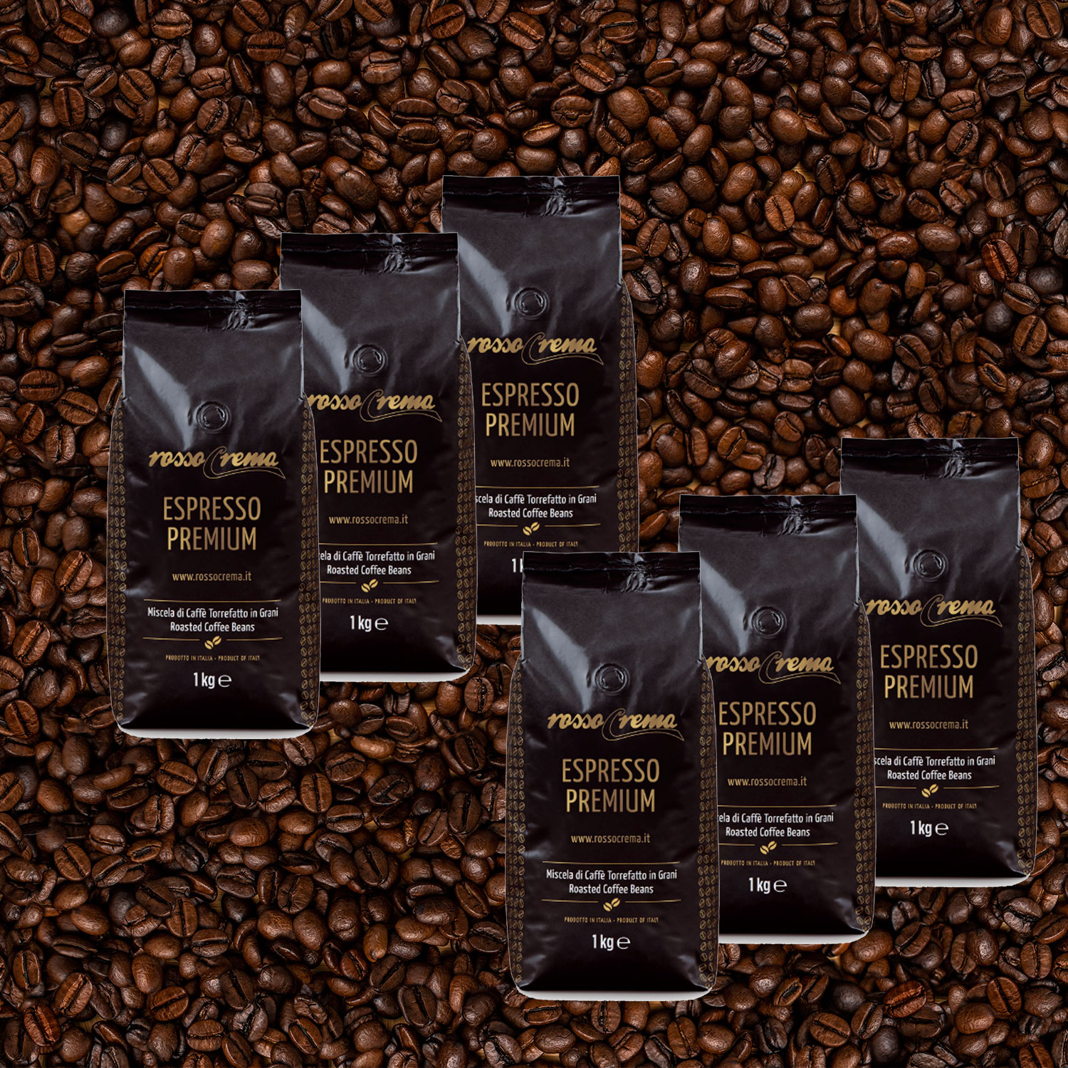 ROSSOCREMA ESPRESSO PREMIUM 10 confenzioni da 1 KG